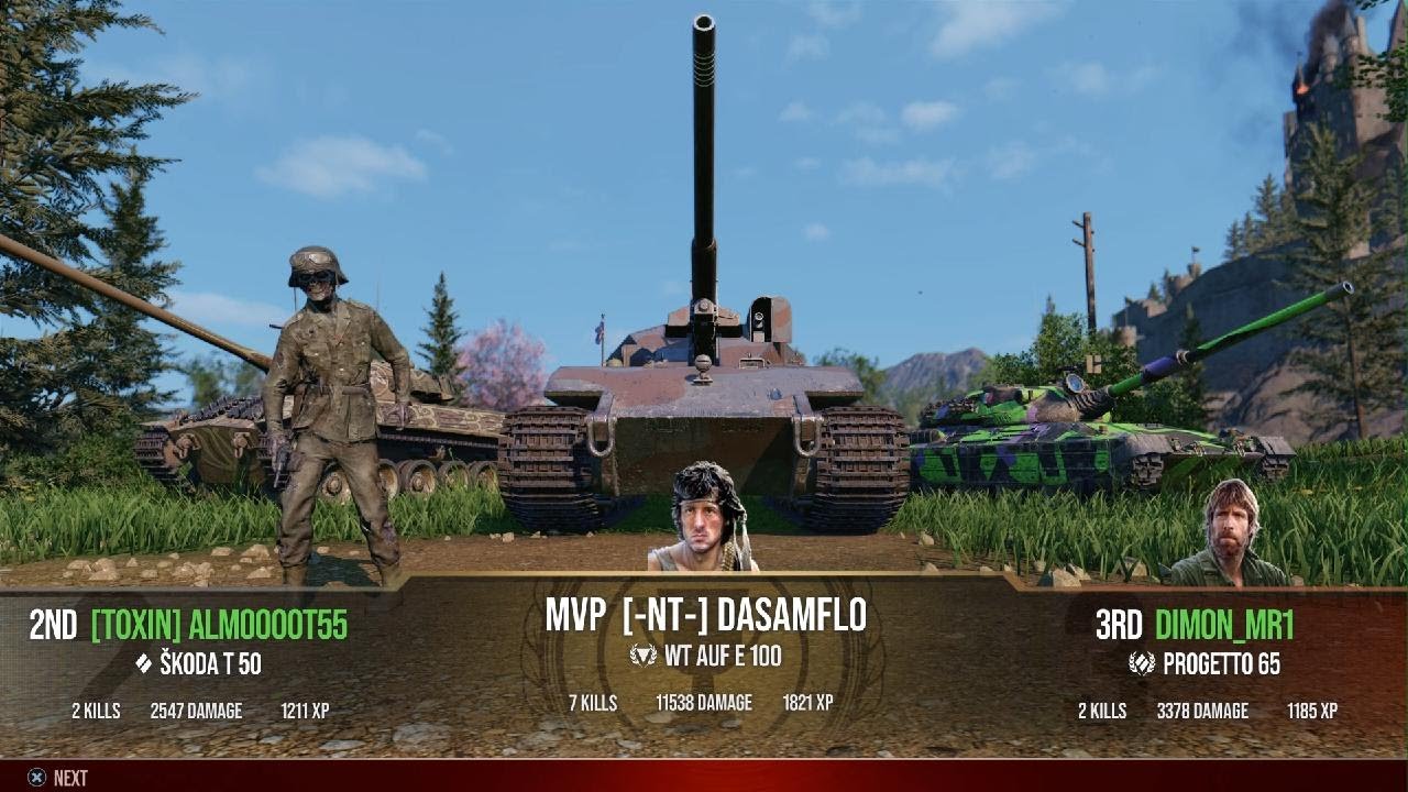 11.5k dmg with WT auf E100 | World of Tanks console