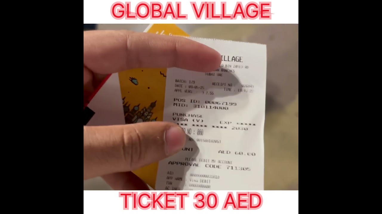 Global Village Dubai 2025 | Entry Ticket Only 30 AED