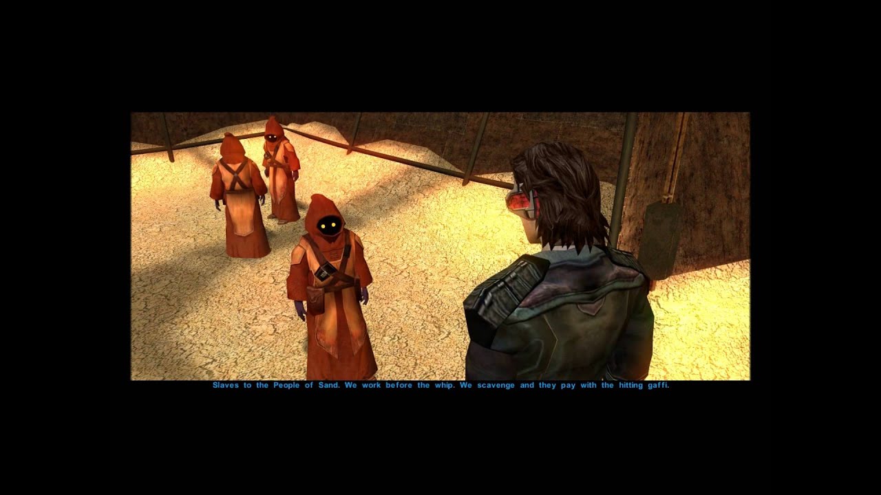 Star Wars: Knights Of The Old Republic - Подборка сцен на Тёмной стороне - Часть 3 - Татуин