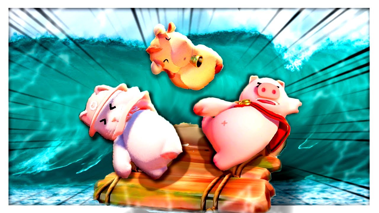 Mexify, Gnu und Fufu sind Gefangen in einem Tsunami in Party Animals!