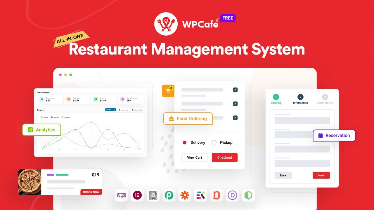 WPCafe - Restaurant Solution Plugin Free