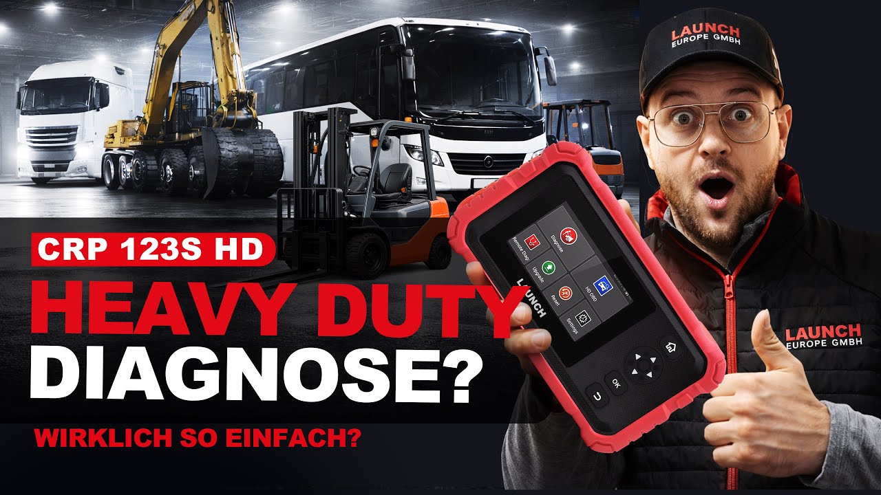 🔧 CRP123S HD – Profi-Diagnosegerät für Nutzfahrzeuge - Vorstellung & Anleitung 🚛 in 5 min.