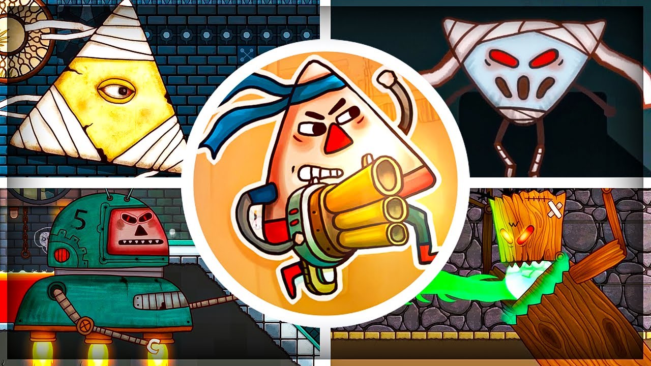 Little Triangle - All Bosses + Ending