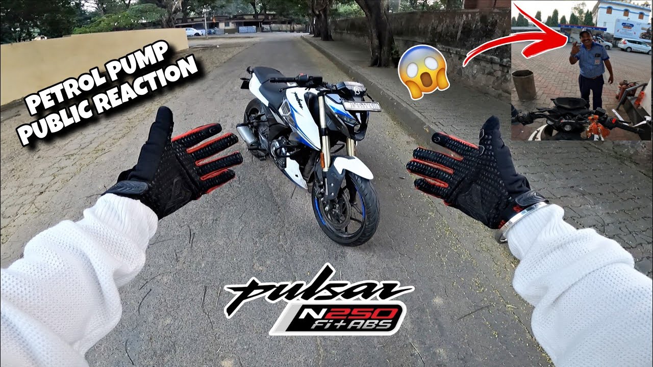 Petrol Pump Bhaiya Reaction On My Pulsar N250 😍🔥 || Aj Ki Ride Me Maza Agya 🥵