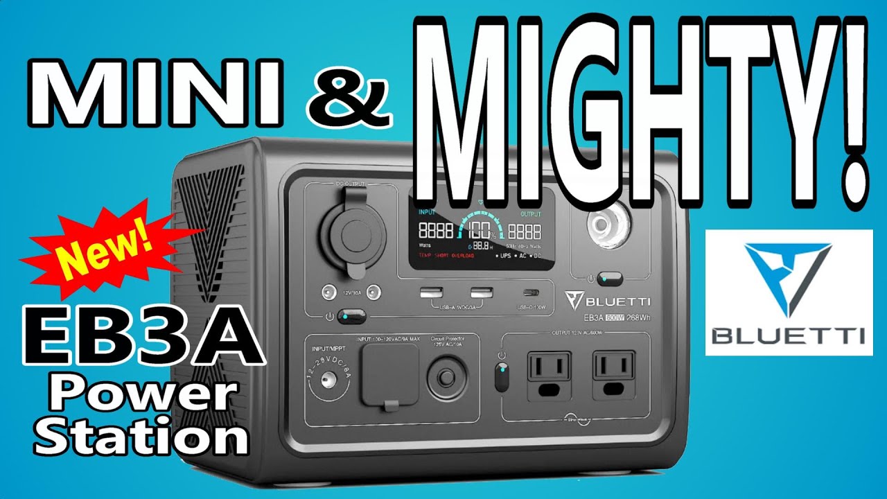 Bluetti EB3A Power Station Review: Feature Packed / Ultra Compact / Low Price! Bluetti Power Week