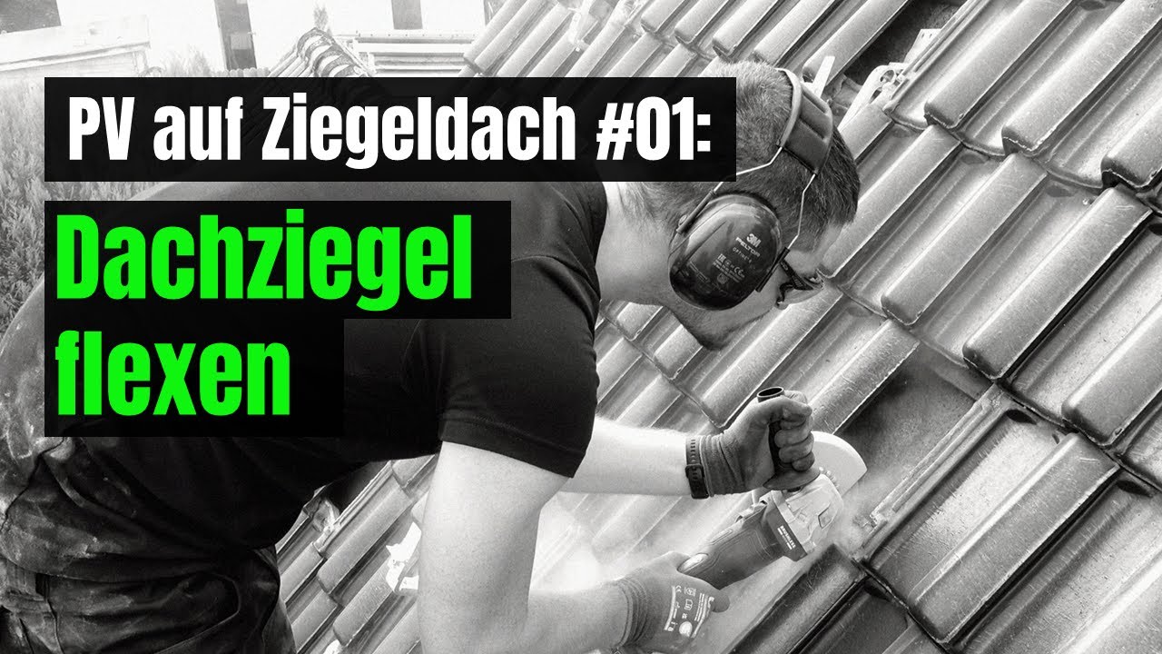 PV Selbst installieren Steildach: Dachziegel Flexen für Solaranlage #01