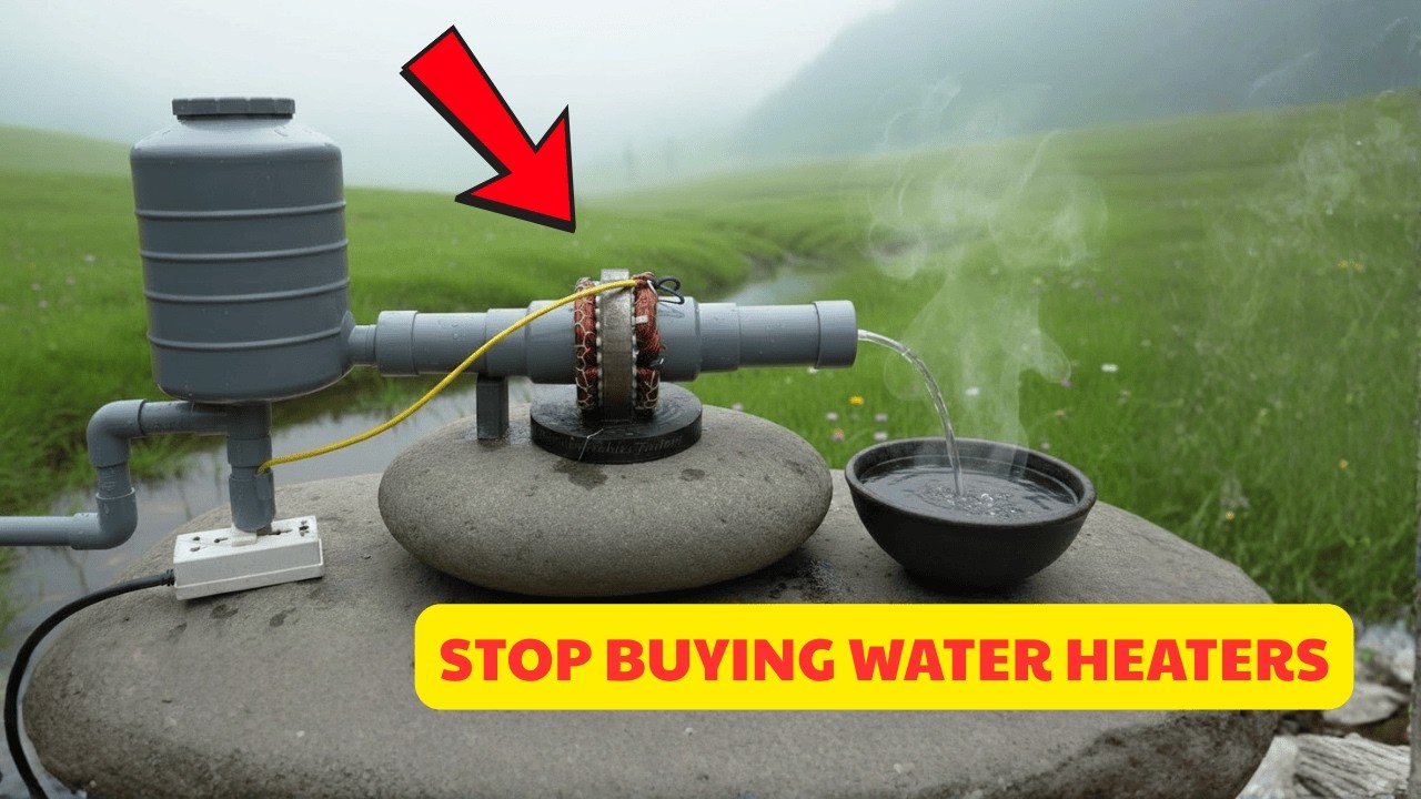 Stop Buying Water Heaters! DIY Instant Water Heater from an AC Fan Motor