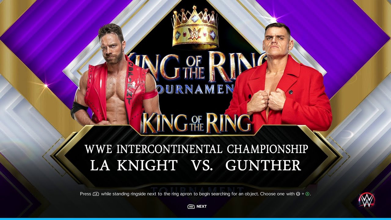 WWE 2K23 LA Knight Vs Gunther