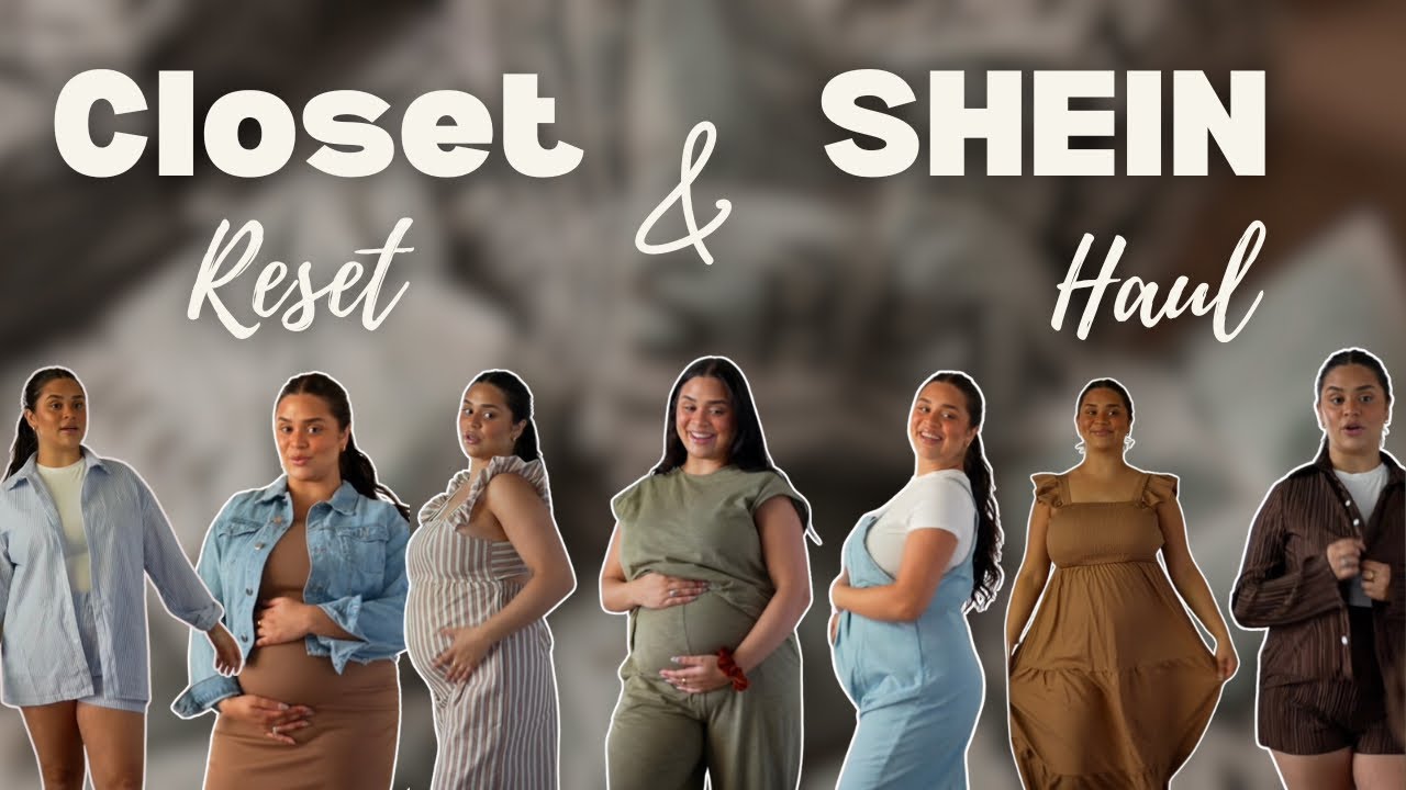 Closet Clean Out + SHEIN Modest Maternity Try On Haul