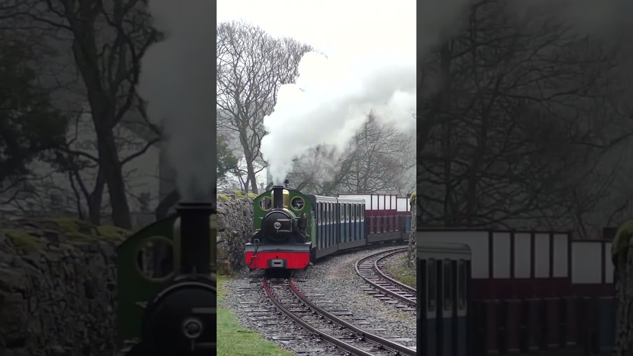 River Irt departs Dalegarth on the Ravenglass & Eskdale Railway #miniature #steam #train
