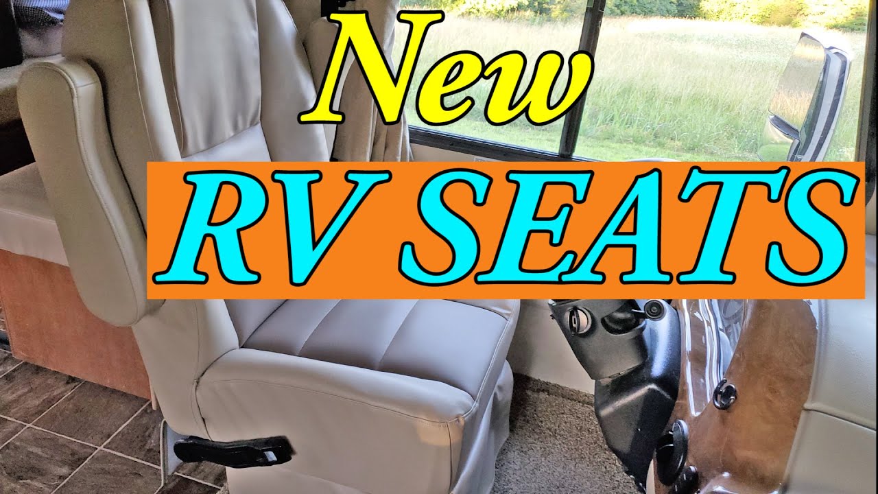 Motorhome Seat Reupholster|| RV Living-Thor Ace