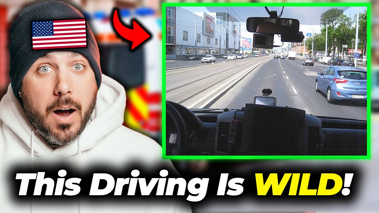 American Reacts to European Ambulance Driving 😳