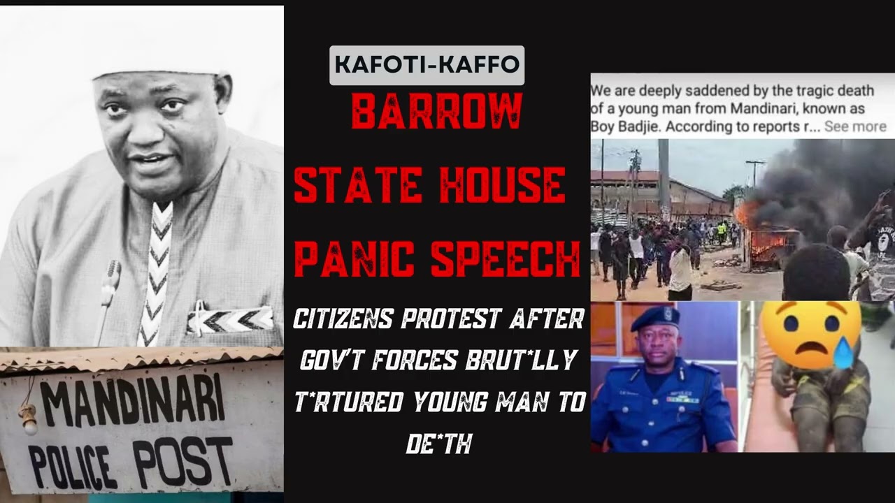 INTERIOR- MINISTER  ABDOULIE SANYANG, PRESIDENT BARROW AND THE GAMBIA POLICE FORCE  IGP