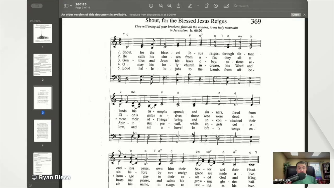 Worship Prep Jan 25, 2026