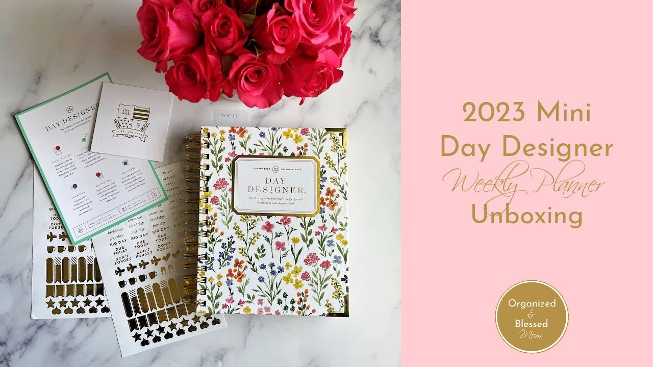 2023 Mini Day Designer Weekly Planner Unboxing & Planning Tips