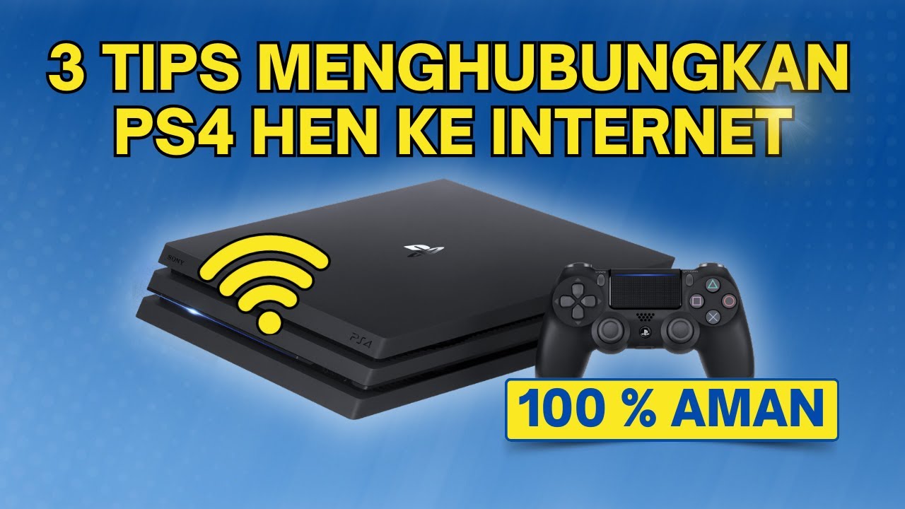 Cara Mematikan Update Firmware & Menghubungkan PS4 Hen ke INTERNET!