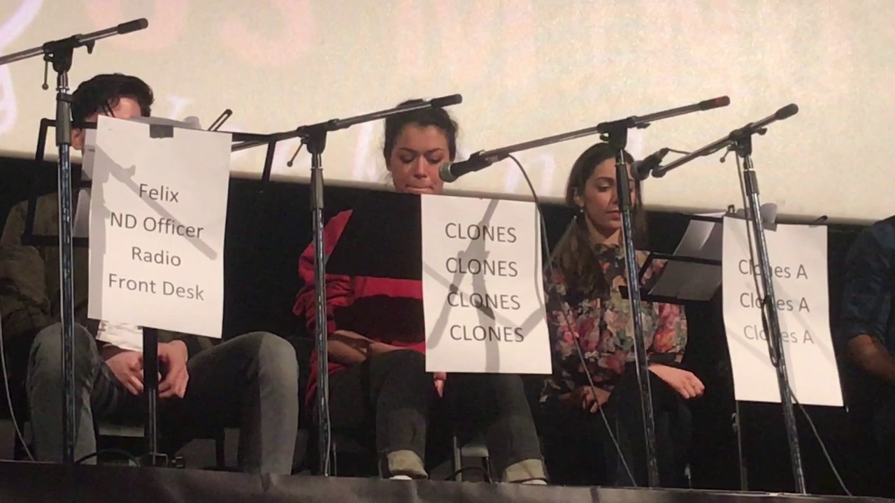 Orphan Black table read - Hot Docs Cinema