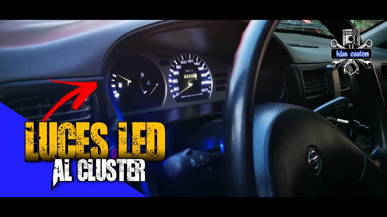 COMO PINTAR E ILUMINAR CON LED TU CLUSTER |URIELKLAS | NISSAN B13