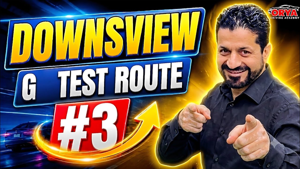 Downsview G Road Test Route #3 || Pass your G Test with confidence.  