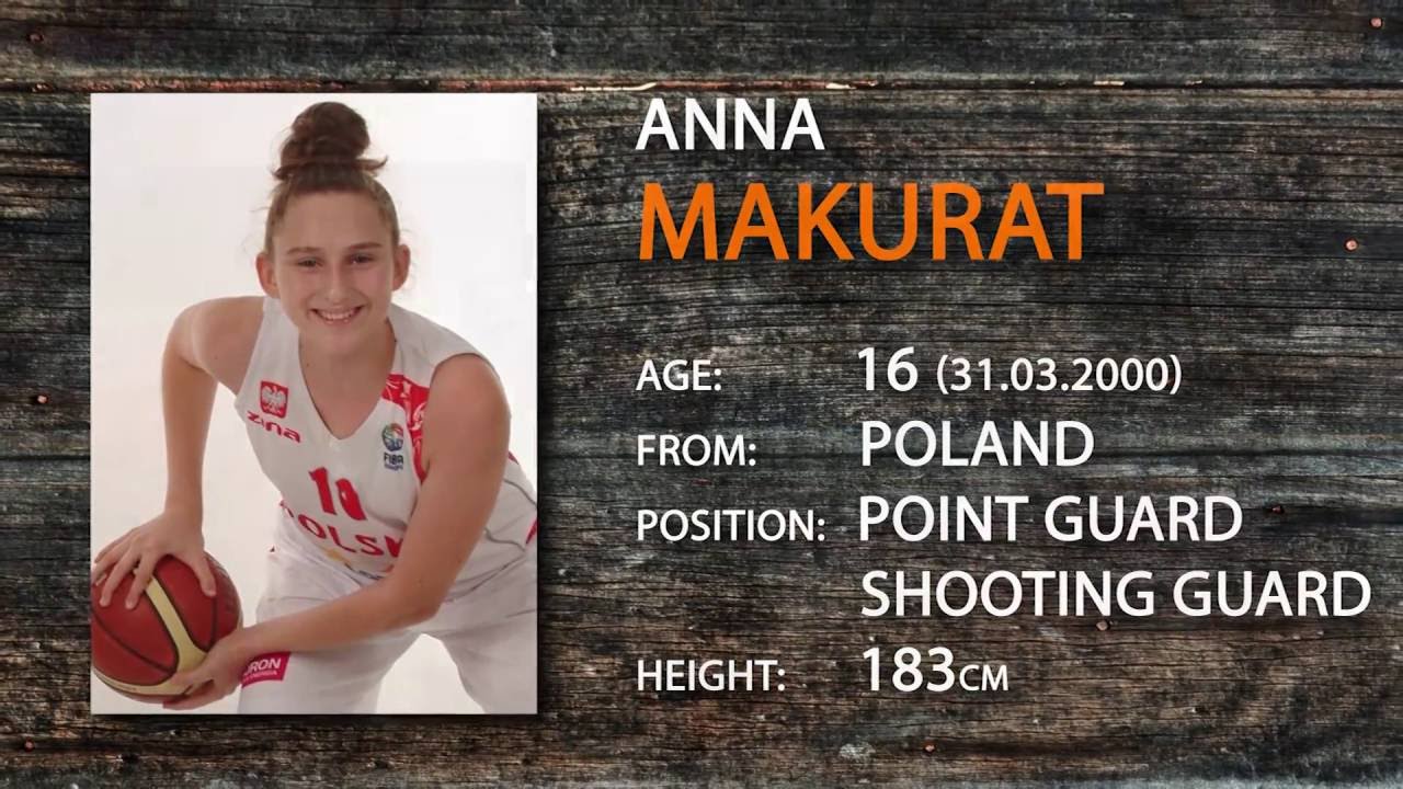 Best of Anna Makurat - Woman Basketball Player - point guard, shooting guard.