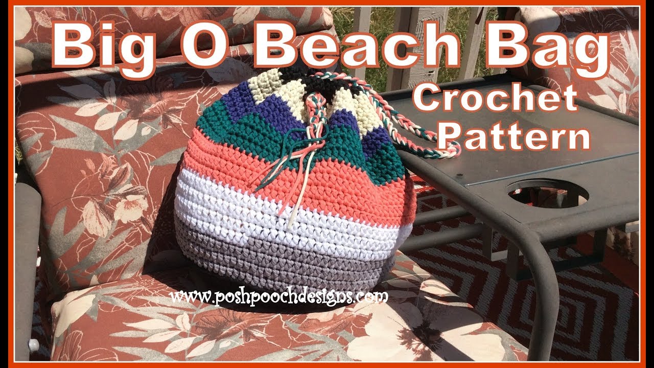 Learn To Crochet The Big O Beach Bag Crochet Pattern