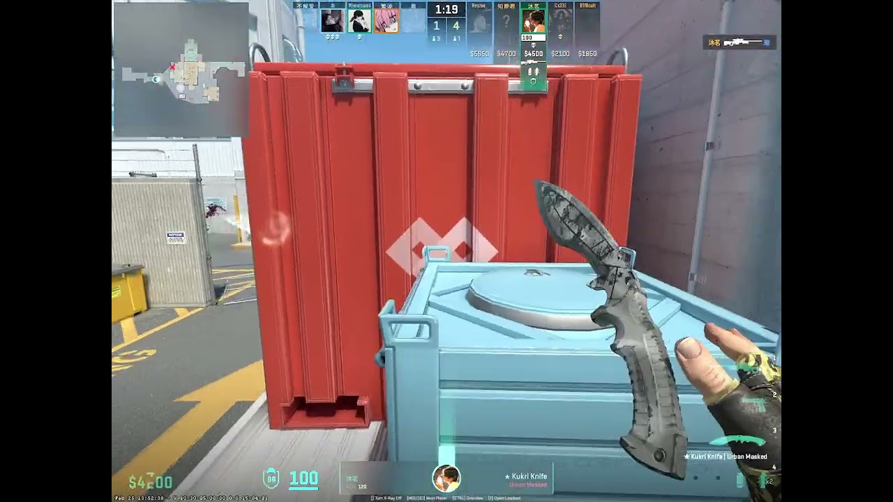 13.500 ELO on CS2, player dumb