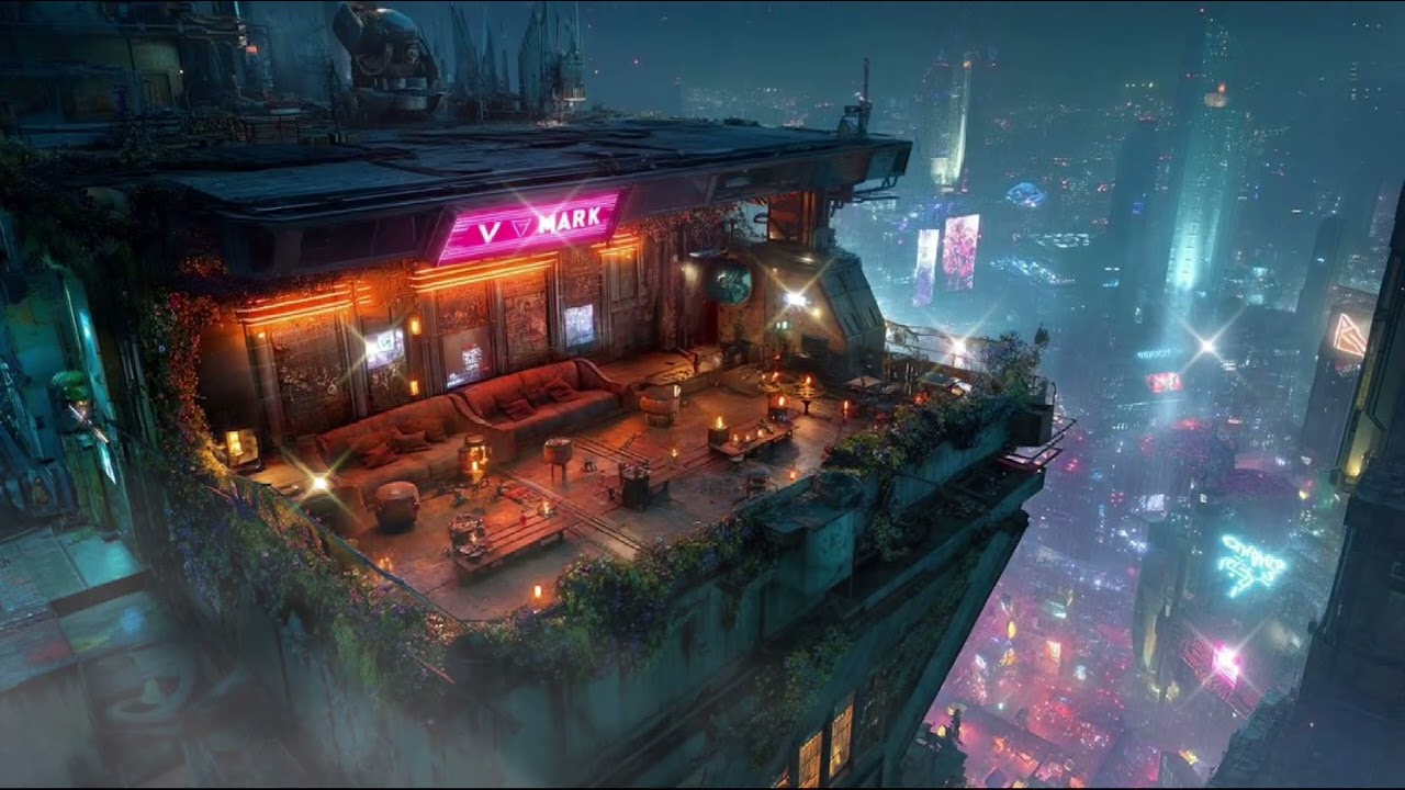 Nestled Above the City –Lo-fi Relaxation,Peaceful Urban Ambience, Rooftop Lounge Vibes.