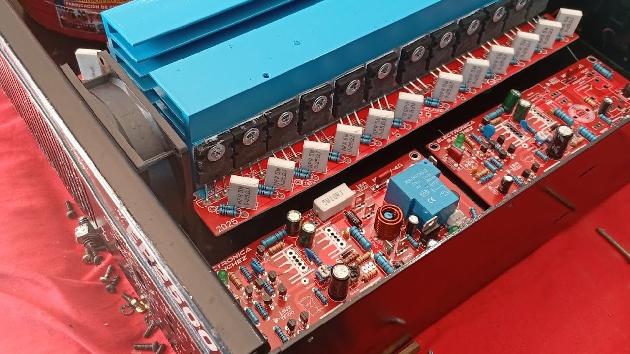 Beringher EP2500 modificaciones completas, primera parte del vídeo tutorial.