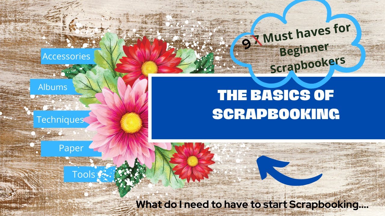 Scrapbooking for Beginners: Basic Tools & Supplies