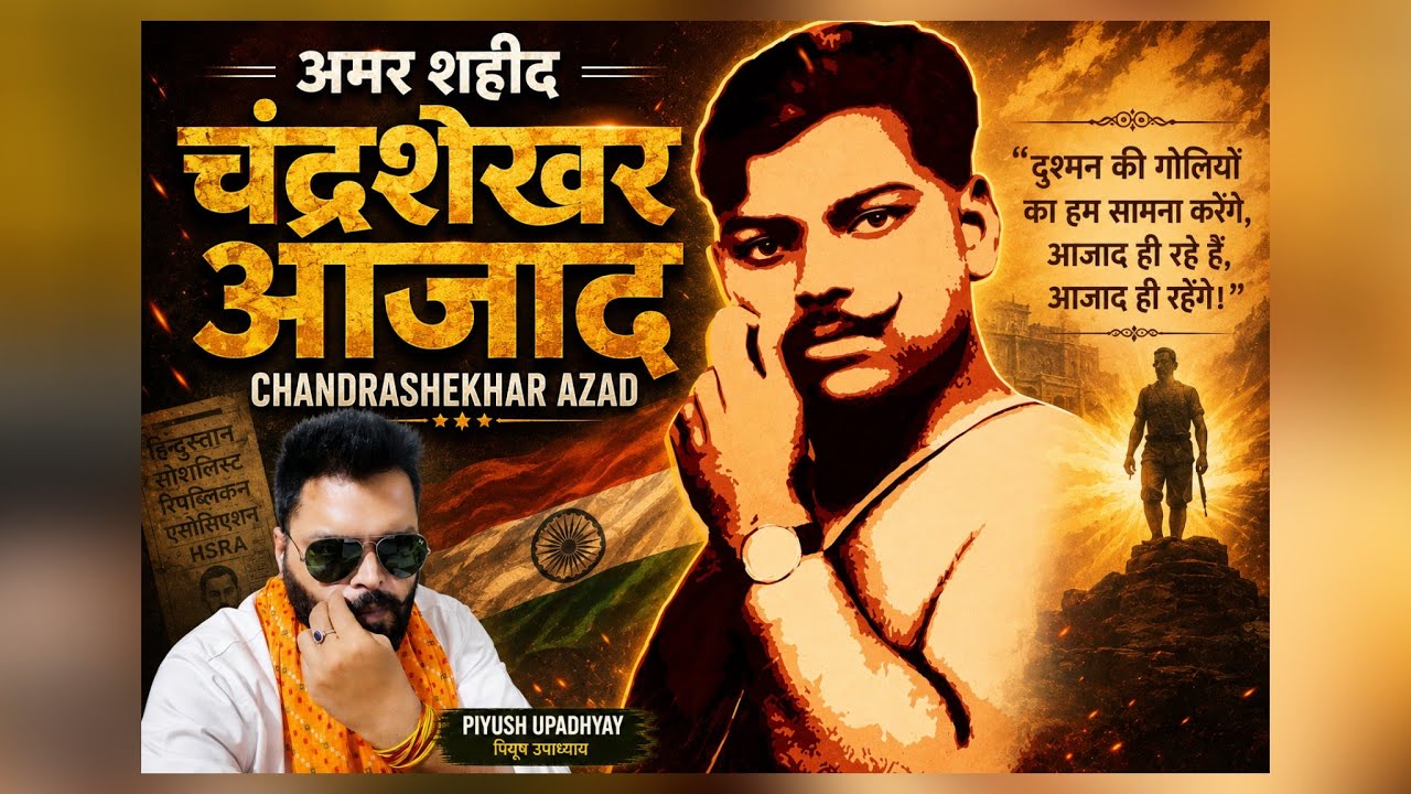 Amar Shaheed Chandra Shekhar Azad #jaihind #vandemataram #chandrashekharazad #deshbhakti #maa #viral