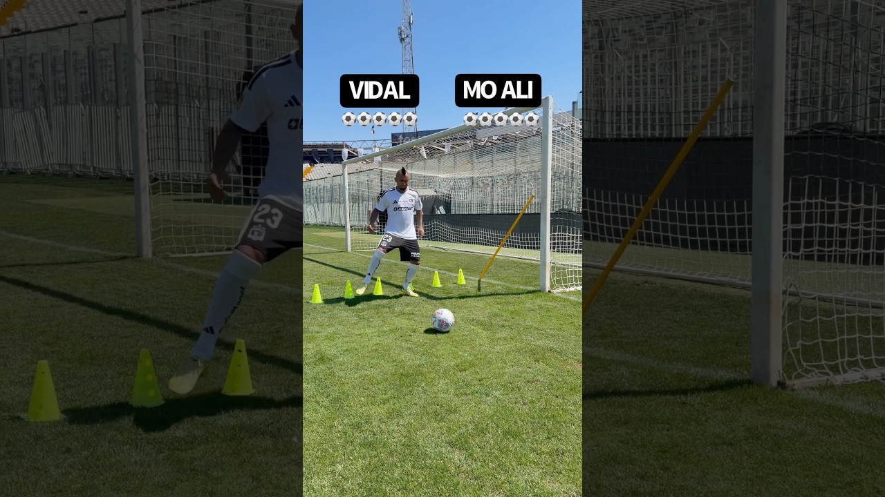 One touch finishing vs Vidal 🔥