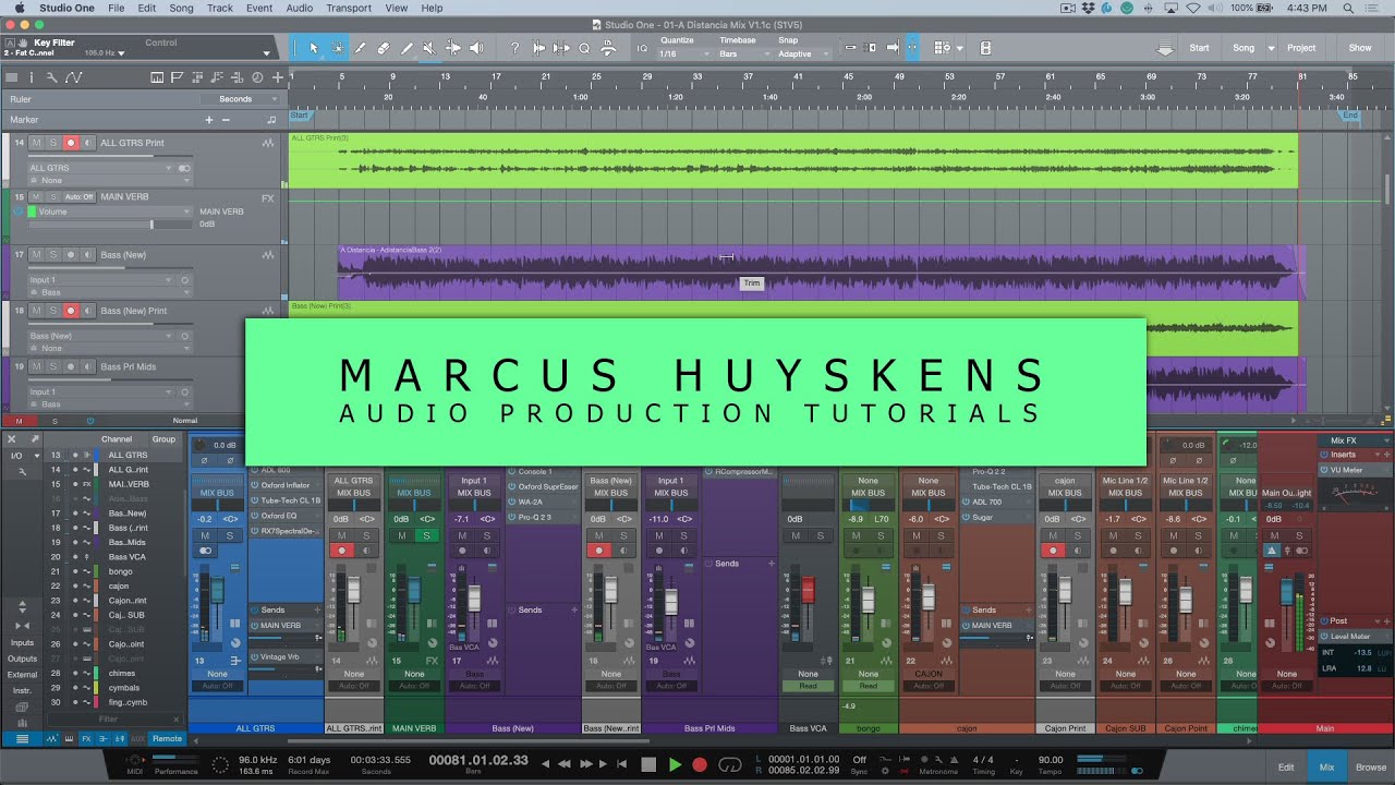 Session Archiving Workflows when working with External Hardware in PreSonus Studio One 5