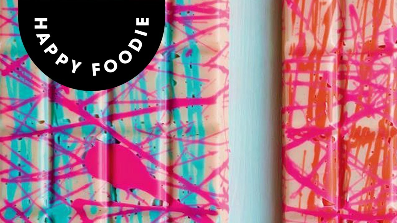 Marbled Paper White Chocolate Bars | Meringue Girls