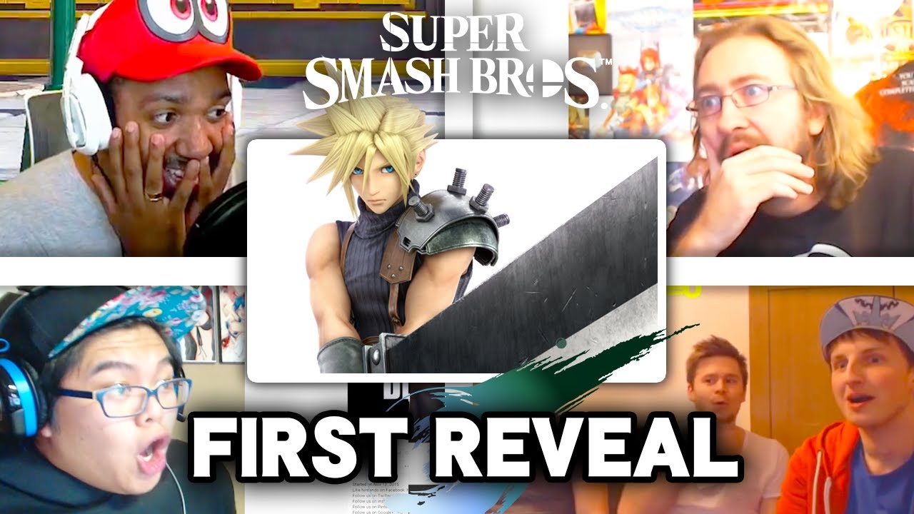Все реакции на трейлер с Клаудом из Super Smash Bros. для Wii U/Nintendo 3DS