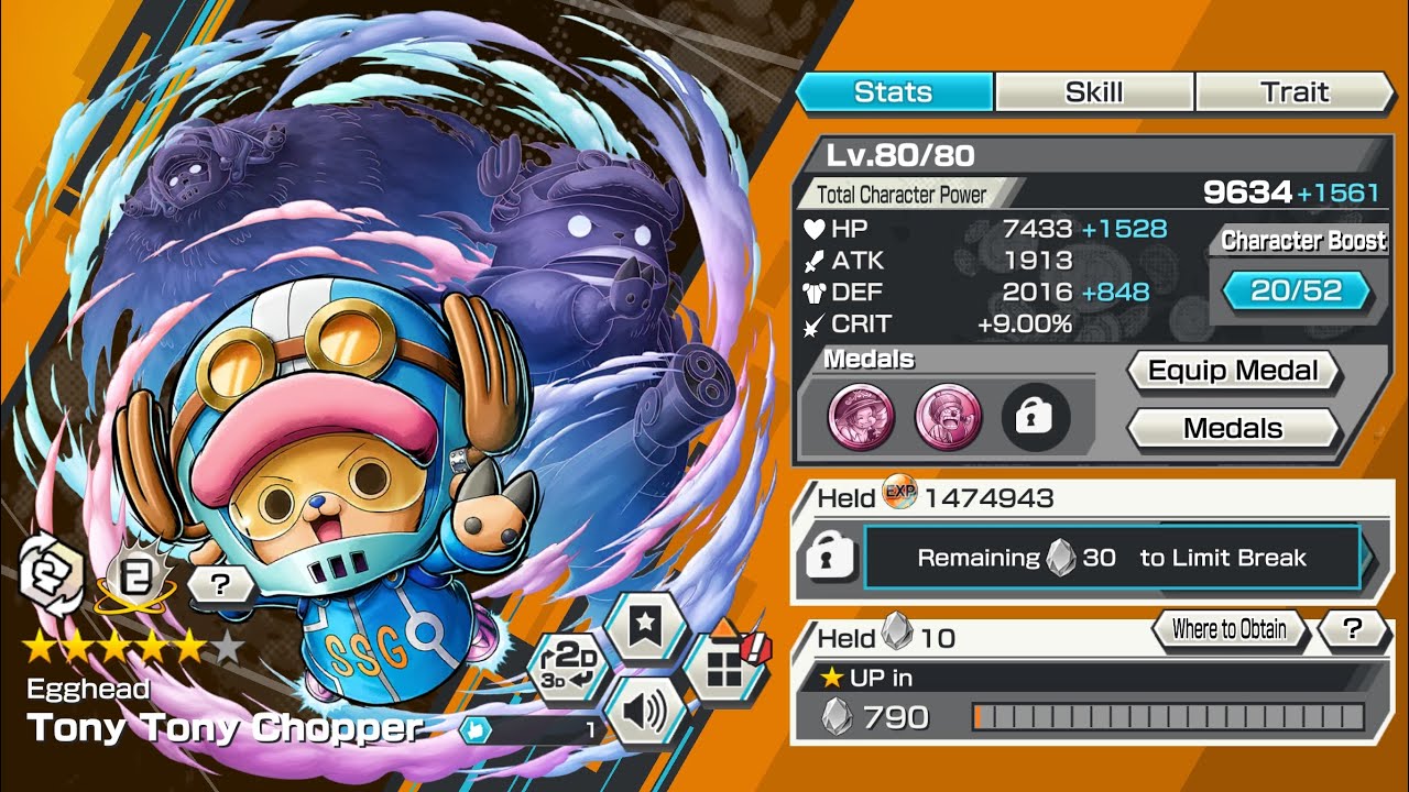 EGGHEAD TONY TONY CHOPPER GAMEPLAY | ONE PIECE BOUNTY RUSH 