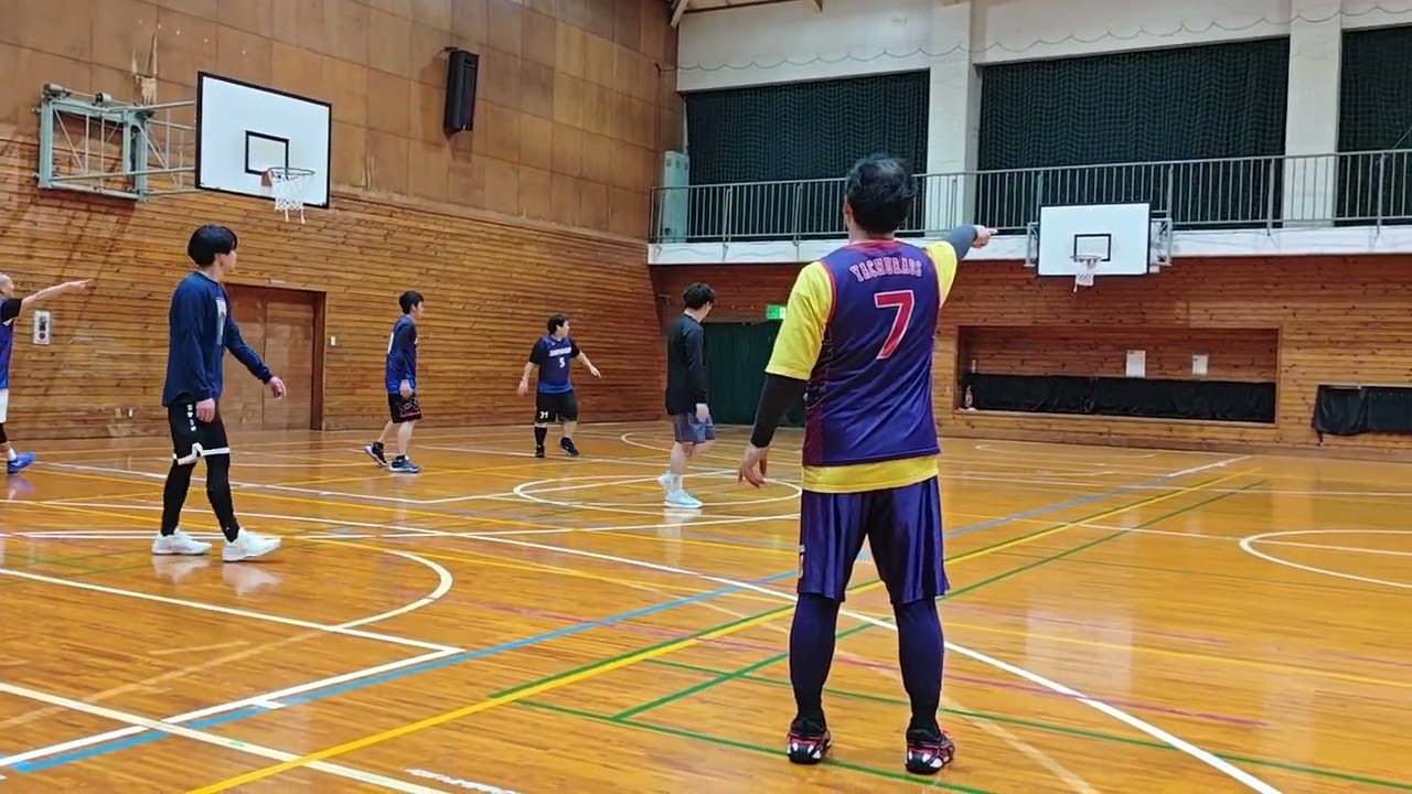 金曜鴨島クラブさんと練習試合2試合目3クォーター