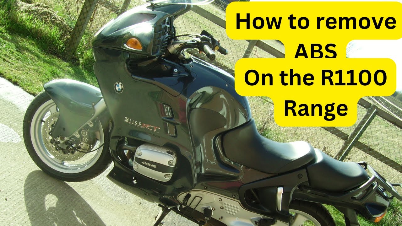 ABS removal from the R1100 series of BMW bikes. RT GS RS R / #Motorcycle | Restoration Biker