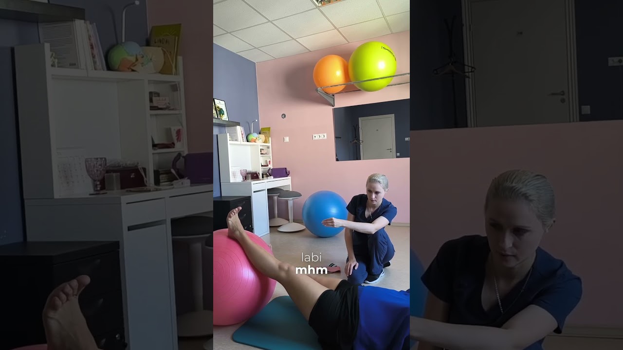 Kā trenēt muskuļu kontroli pie ceļa locītavas problēmām. #fizioterapija #ādaži #rehabilitācija