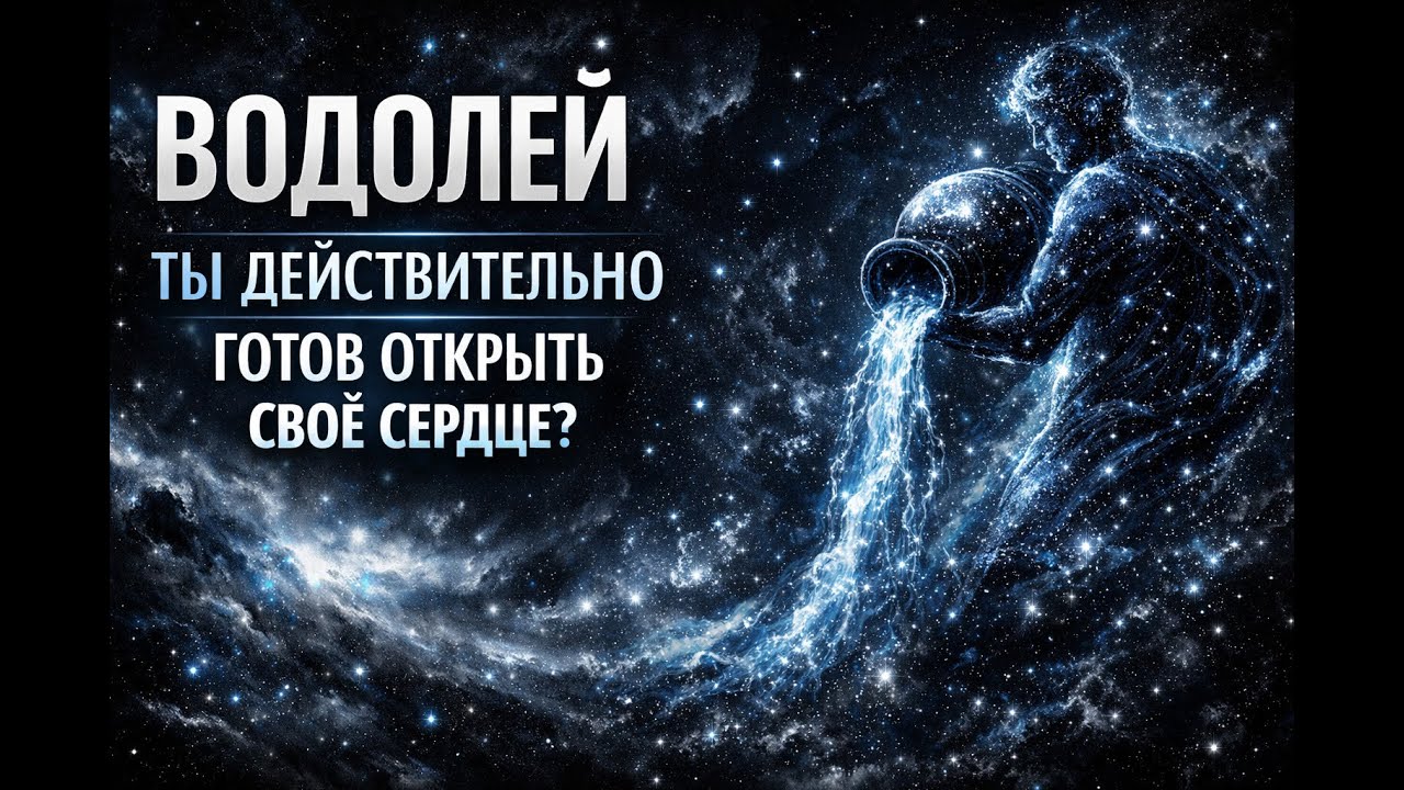 ВОДОЛЕЙ: ТЫ ДЕЙСТВИТЕЛЬНО ГОТОВ ОТКРЫТЬ СВОЁ СЕРДЦЕ?