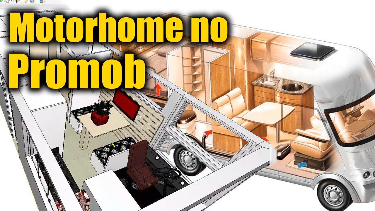 MOTORHOME FEITO NO PROMOB Projeto Completo