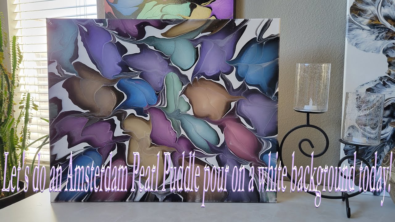 Amsterdam Pearl Paints on a White Background! Stunning Effect!