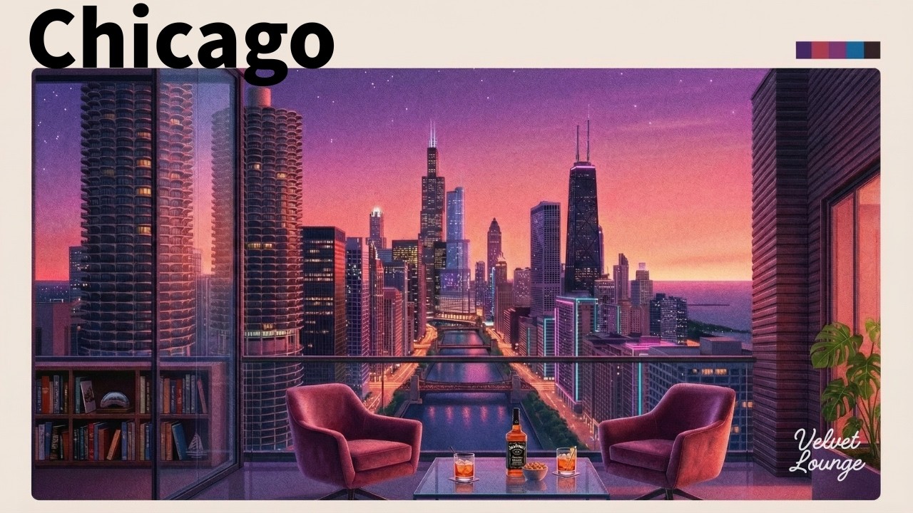 Chicago | Jazz House Mix | BOLDEN, BERLIOZ Set | Windy City Sunset & Urban Rooftop Chill