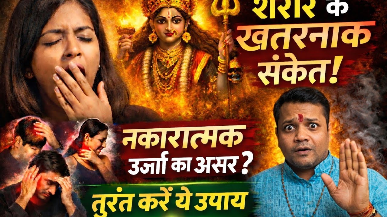 अगर शरीर में दिखें ये 5 संकेत तो सावधान! नकारात्मक ऊर्जा का प्रभाव