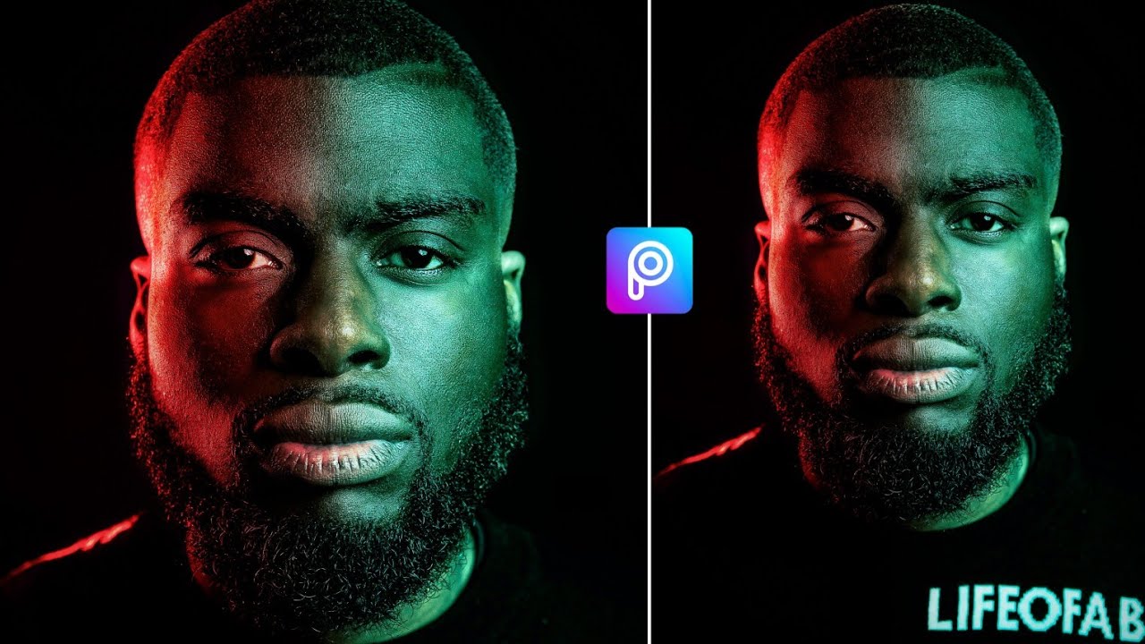 Easy Method For Portrait Dual Lighting Effect By Picsart || Picsart Editing Tutorial