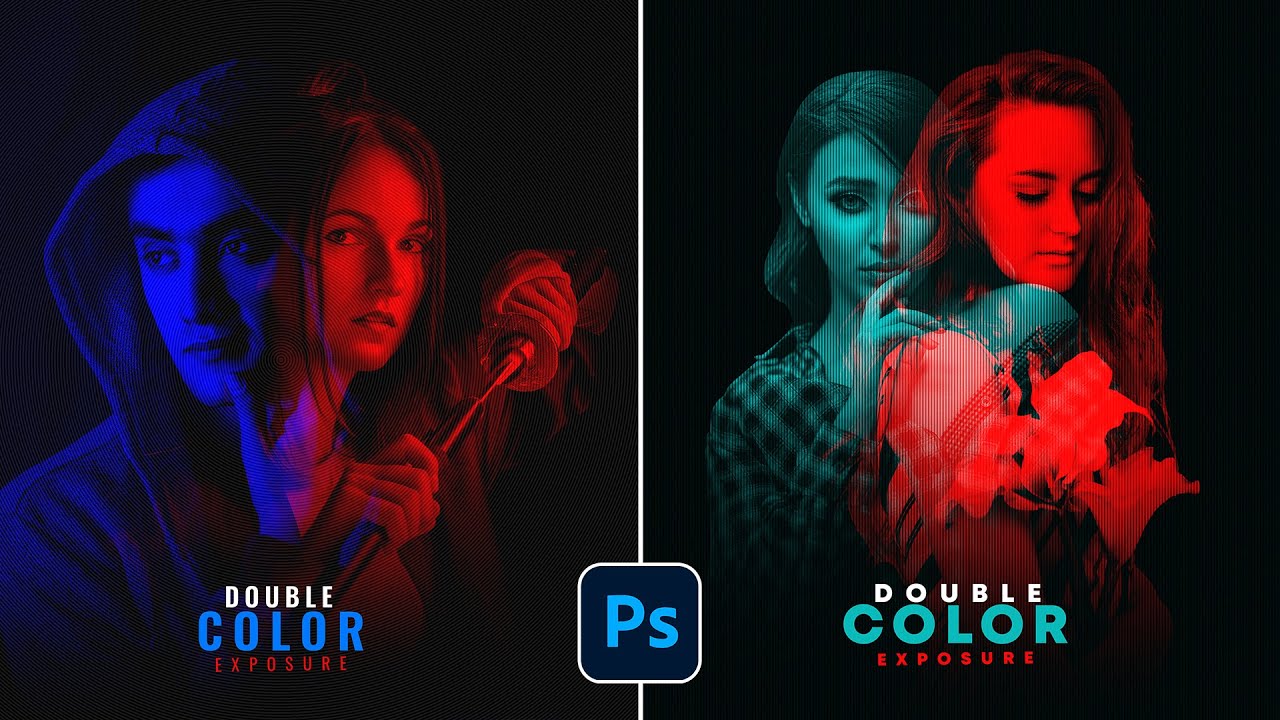 Double Color Exposure Effect in Adobe Photoshop | Tutorial
