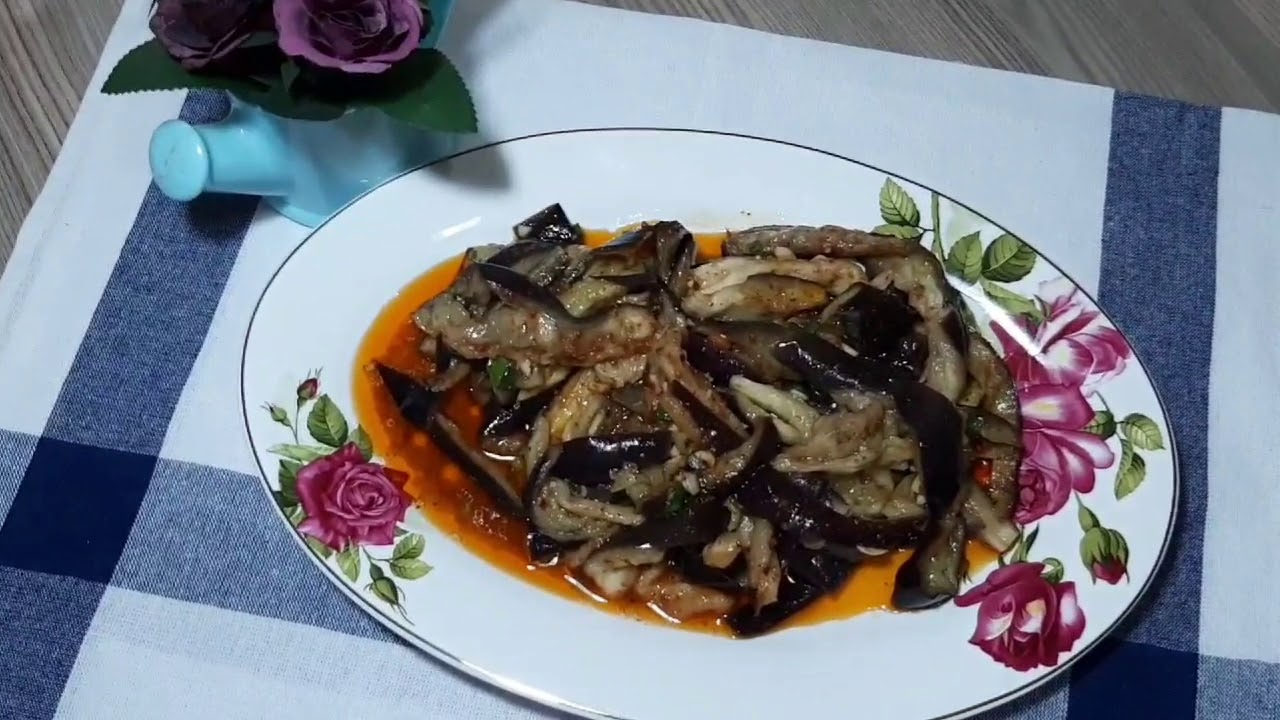 Patlıcan Salatası |پىدىگەن سالاتاسى|#yemek #salad #uyghurfood