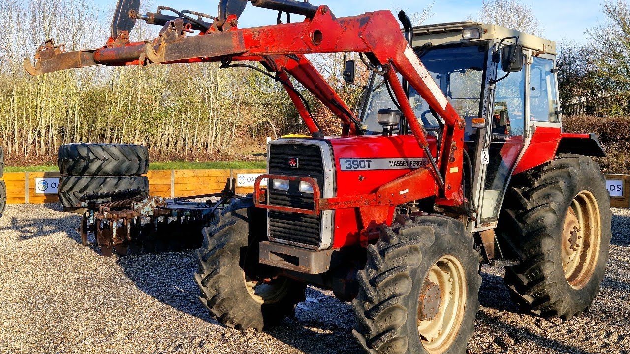 1997 Massey Ferguson 390T 4WD Tractor 25291