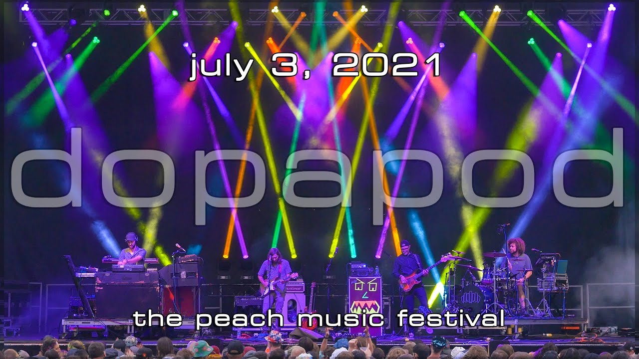 Dopapod: 2021-07-03 - The Peach Music Festival; Scranton, PA (Complete Show) [4K]