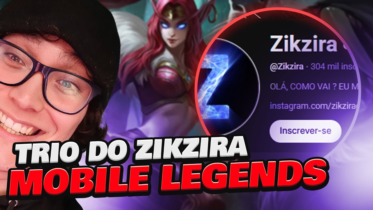 ZIKZIRA estava TRIO com TM GAMEPLAYS, e eu SOLO cai com eles | Mobile Legends