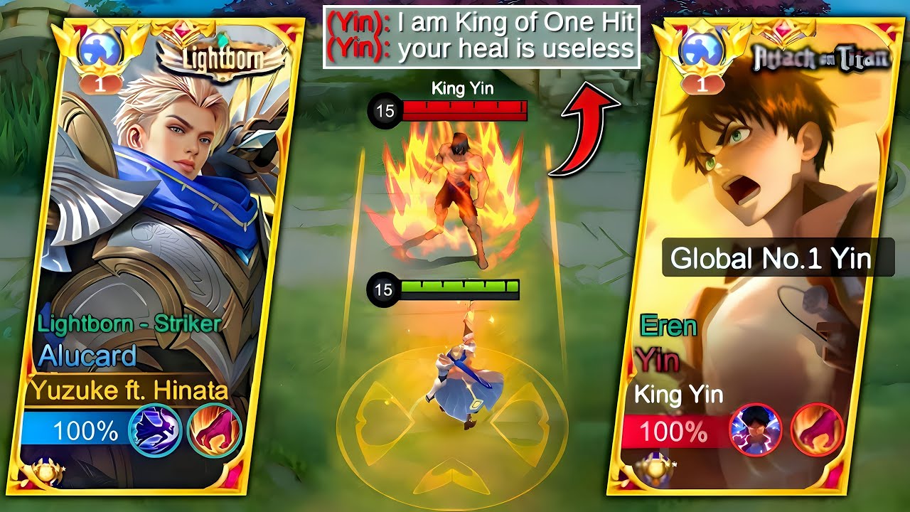 I Met Top 1 Global Yin (NOT CLICKBAIT) Lifesteal King Vs 1 Hit King | A Worthy Opponent - Who Win? 🏆